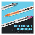 uni-ball VISION ELITE Hybrid Gel Pen, Stick, Bold 0.8 mm, Blue Ink, White/Blue/Clear Barrel (69024)