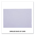 Universal Ruled Index Cards, 4 x 6, White, 100/Pack (47230)