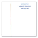 Boardwalk Threaded End Broom Handle, Lacquered Wood, 0.94" dia x 60", Natural (122)