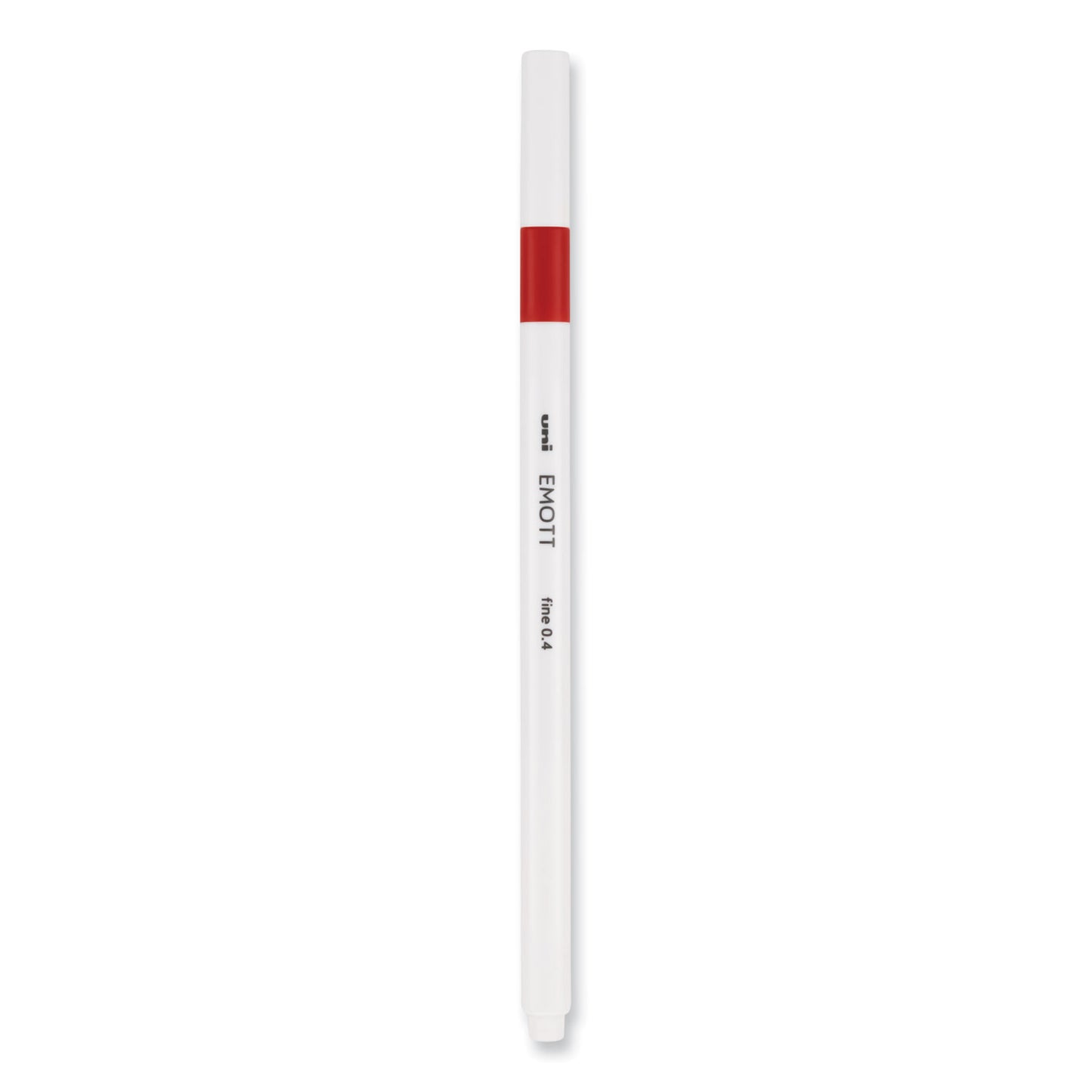 uni-ball EMOTT Porous Point Pen, Stick, Fine 0.4 mm, Assorted Ink Colors, White Barrel, 5/Pack (24828)