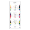 uni-ball EMOTT Porous Point Pen, Stick, Fine 0.4 mm, Assorted Ink Colors, White Barrel, 5/Pack (24828)