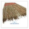 Boardwalk Corn Fiber Lobby/Toy Broom, Corn Fiber Bristles, 39" Overall Length, Red (951TEA)