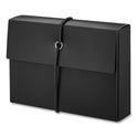 Universal Poly Index Card Box, Holds 100 3 x 5 Cards, 3 x 1.33 x 5, Plastic, Black/Blue, 2/Pack (47304)