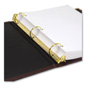 Samsill Classic Collection Ring Binder, 3 Rings, 1" Capacity, 11 x 8.5, Burgundy (15134)