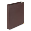 Samsill Classic Collection Ring Binder, 3 Rings, 1.5" Capacity, 11 x 8.5, Burgundy (15154)