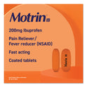 Motrin IB Ibuprofen Tablets, Two-Pack, 50 Packs/Box (48152)