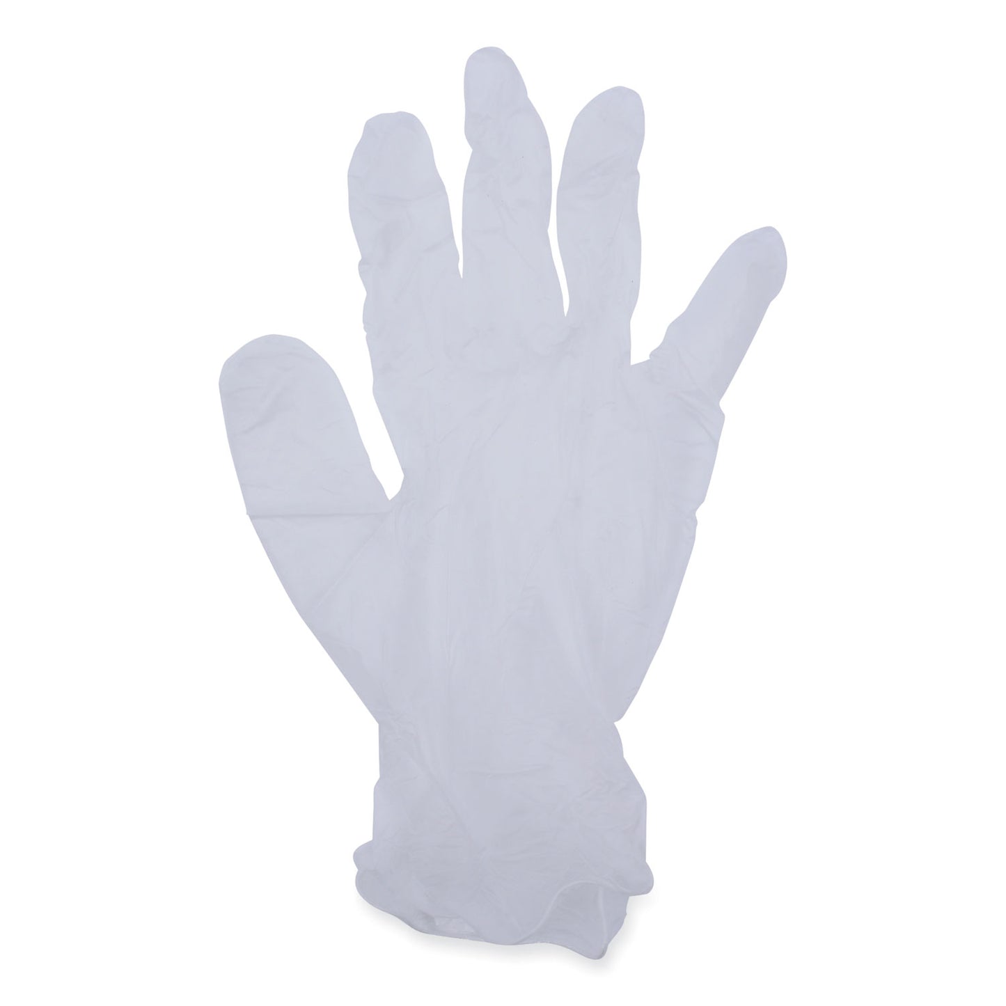 Boardwalk General Purpose Vinyl Gloves, Powder/Latex-Free, 2.6 mil, Medium, Clear, 100/Box (365MBX)