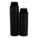 Boardwalk Souffle/Portion Cups, 2 oz, Polypropylene, Black, 125 Cups/Sleeve, 20 Sleeves/Carton (PRTN2BL)