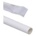 Boardwalk Individually Wrapped Paper Straws, 7.75" x 0.25", White, 3,200/Carton (PPRSTRWWR)