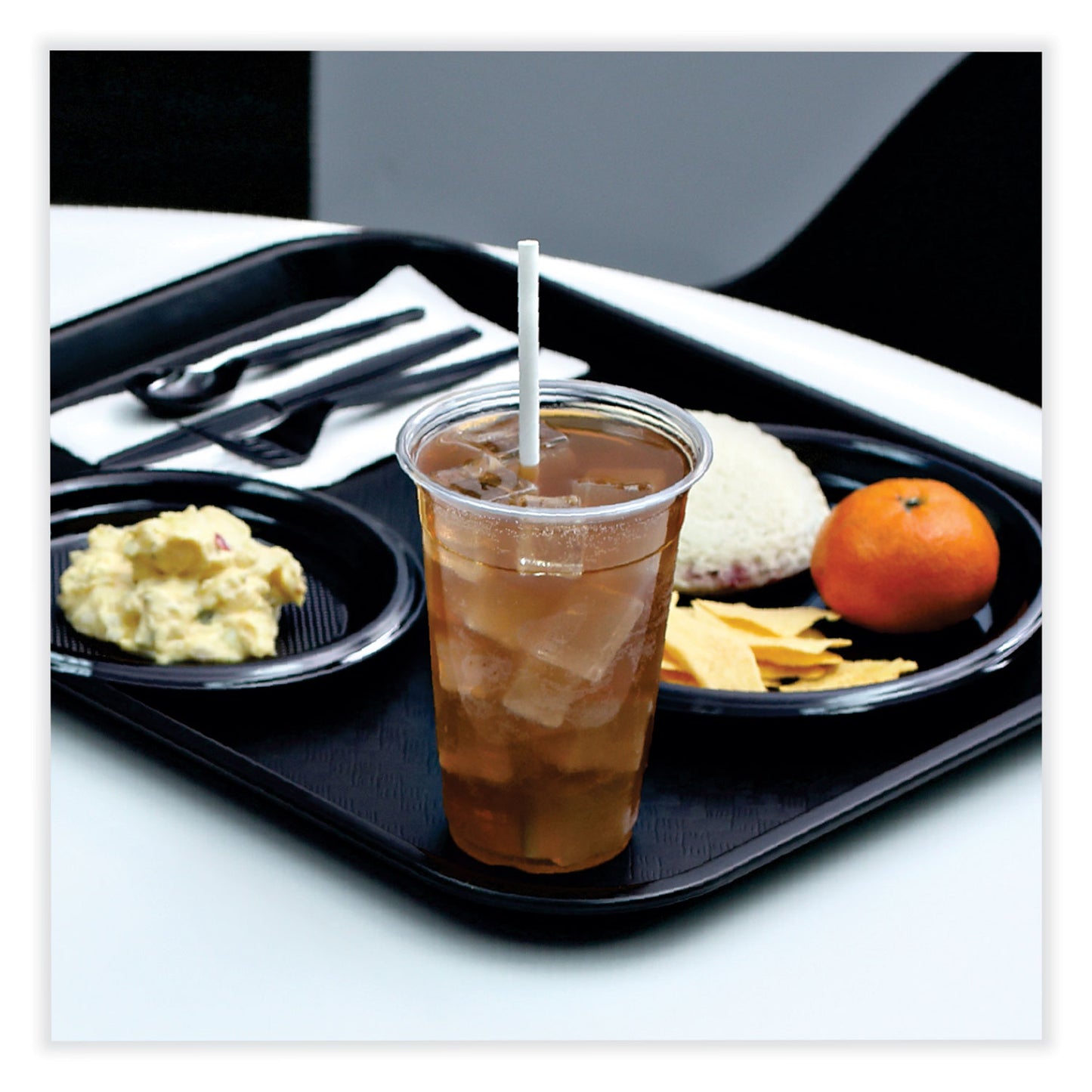 Boardwalk Individually Wrapped Paper Straws, 7.75" x 0.25", White, 3,200/Carton (PPRSTRWWR)