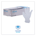 Boardwalk General Purpose Vinyl Gloves, Powder/Latex-Free, 2.6 mil, Medium, Clear, 100/Box (365MBX)