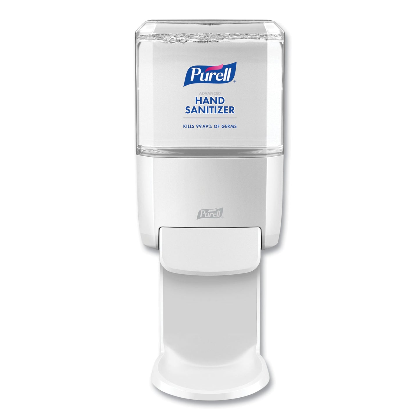 PURELL Push-Style Hand Sanitizer Dispenser, 1,200 mL, 5.25 x 8.56 x 12.13, White (502001)