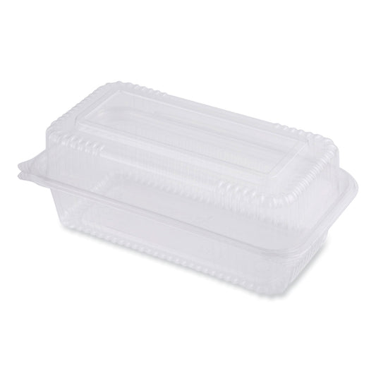 World Centric PLA Hinged Clamshells, 23 oz, 4.9 x 9 x 3.5, Clear, Plastic, 200/Carton (KLCS95N)