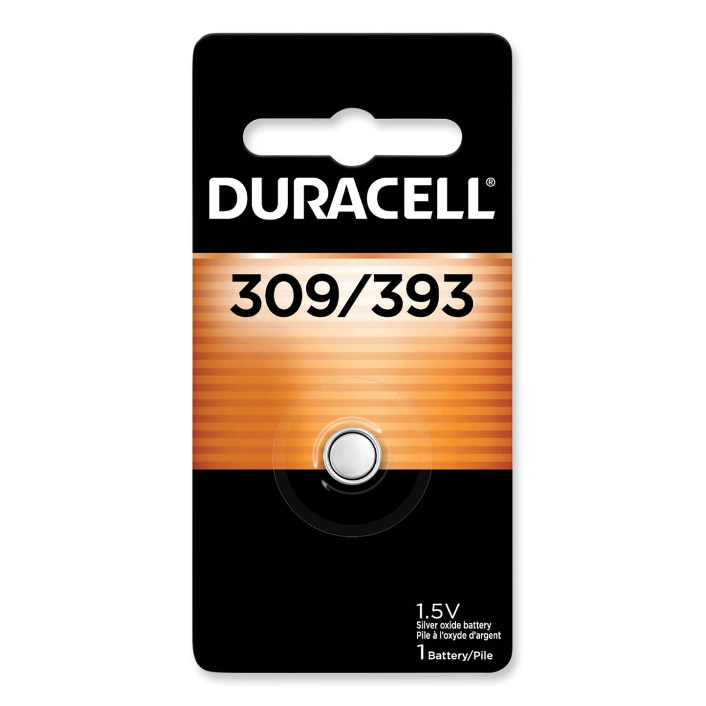 Duracell Button Cell Battery, 309/393, 1.5 V (D309393)