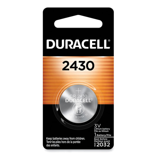 Duracell Lithium Coin Batteries, 2430 (DL2430BPK)