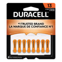 Duracell Hearing Aid Battery, #13, 8/Pack (DA13B8ZM09)