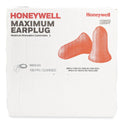 Howard Leight MAXIMUM Single-Use Earplugs, Corded, 33NRR, Coral, 100 Pairs (MXM30)