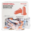 Howard Leight MAXIMUM Single-Use Earplugs, Corded, 33NRR, Coral, 100 Pairs (MXM30)