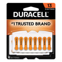 Duracell Hearing Aid Battery, #13, 16/Pack (DA13B16ZM09)
