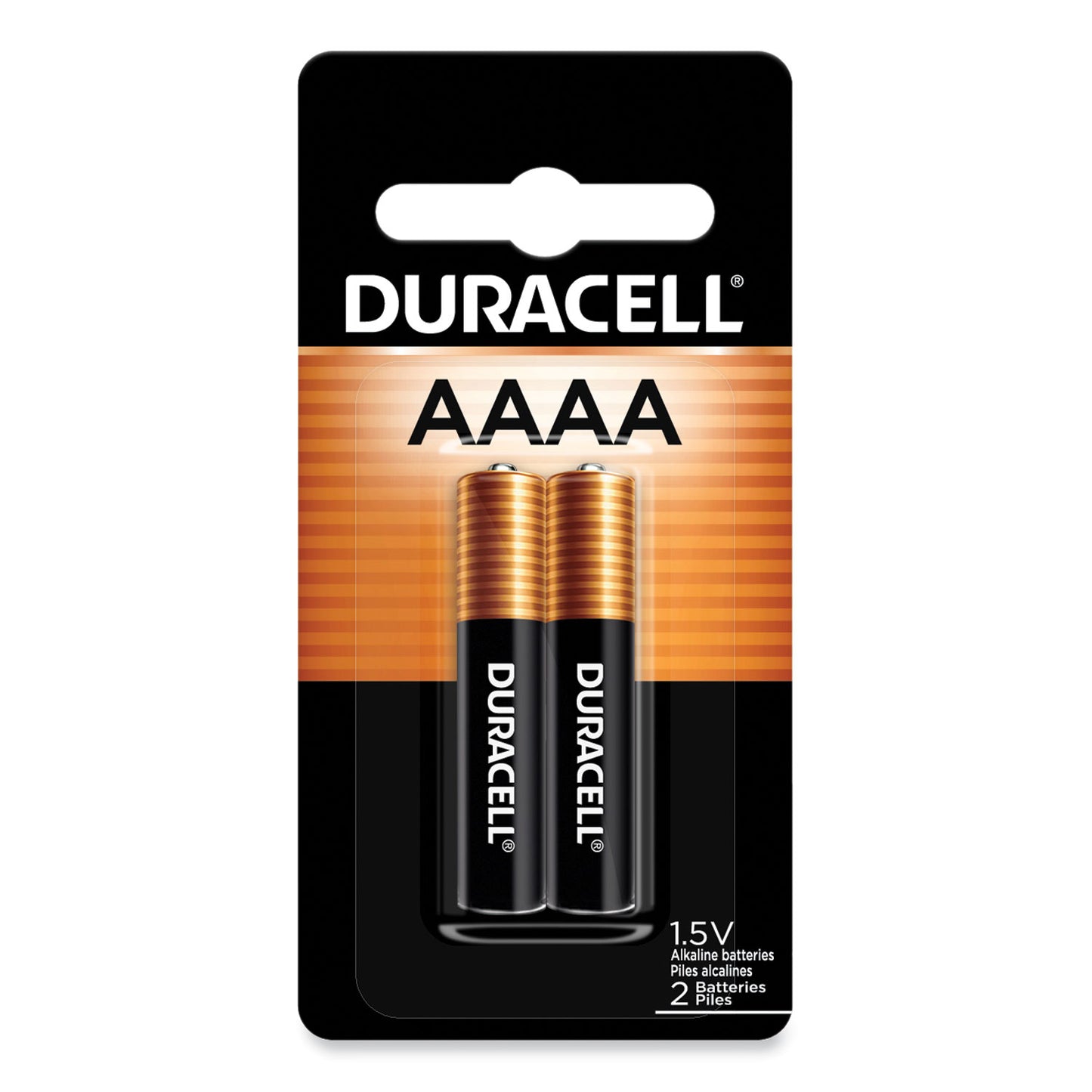 Duracell Specialty Alkaline AAAA Batteries, 1.5 V, 2/Pack (MX2500B2PK)