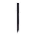 uni-ball Roller Ball Pen, Stick, Extra-Fine 0.5 mm, Black Ink, Black Matte Barrel, Dozen (60151)