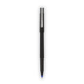 uni-ball Roller Ball Pen, Stick, Extra-Fine 0.5 mm, Blue Ink, Black/Blue Barrel, 72/Pack (2013566)