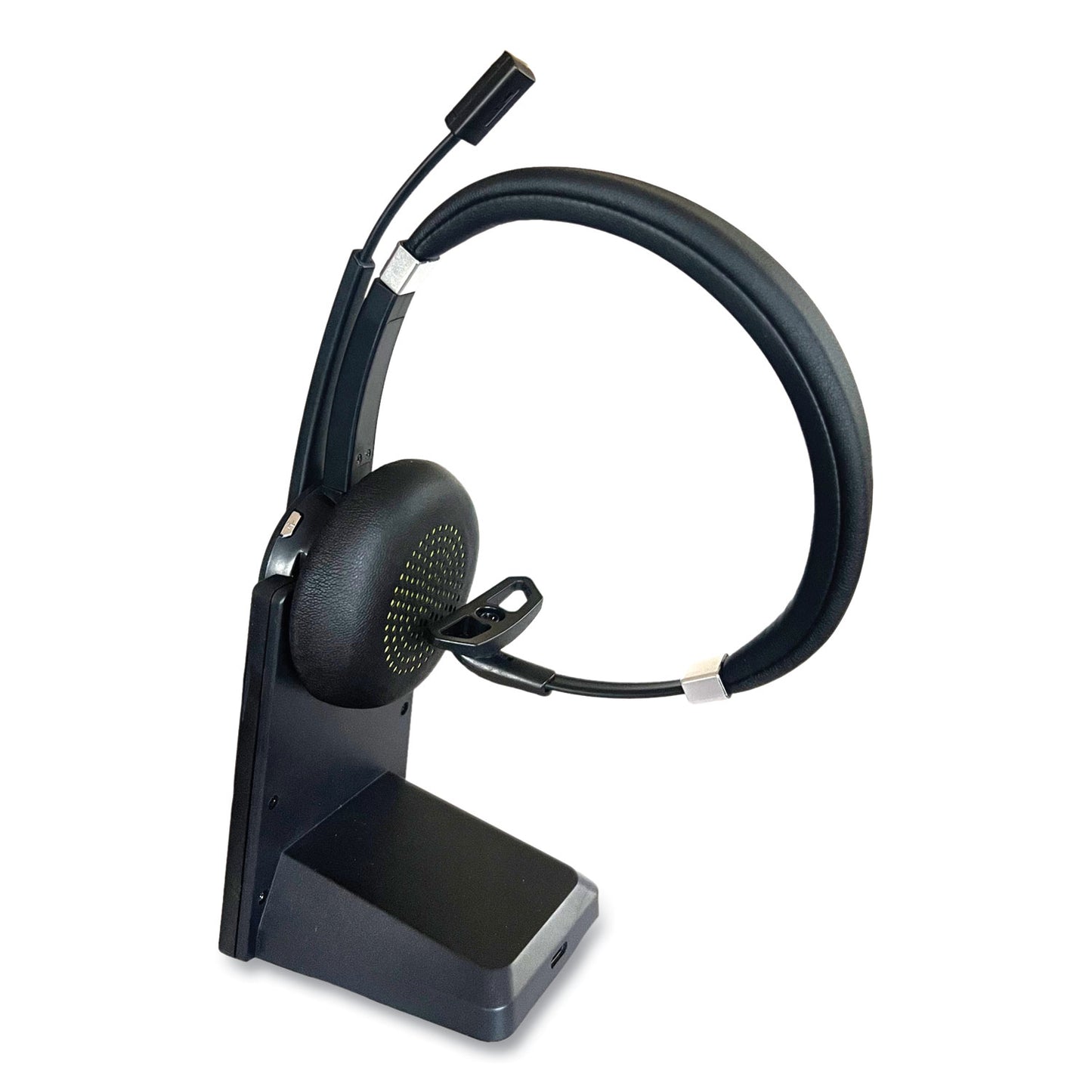 Innovera IVR70002 Monaural Over The Head Bluetooth Headset, Black/Silver