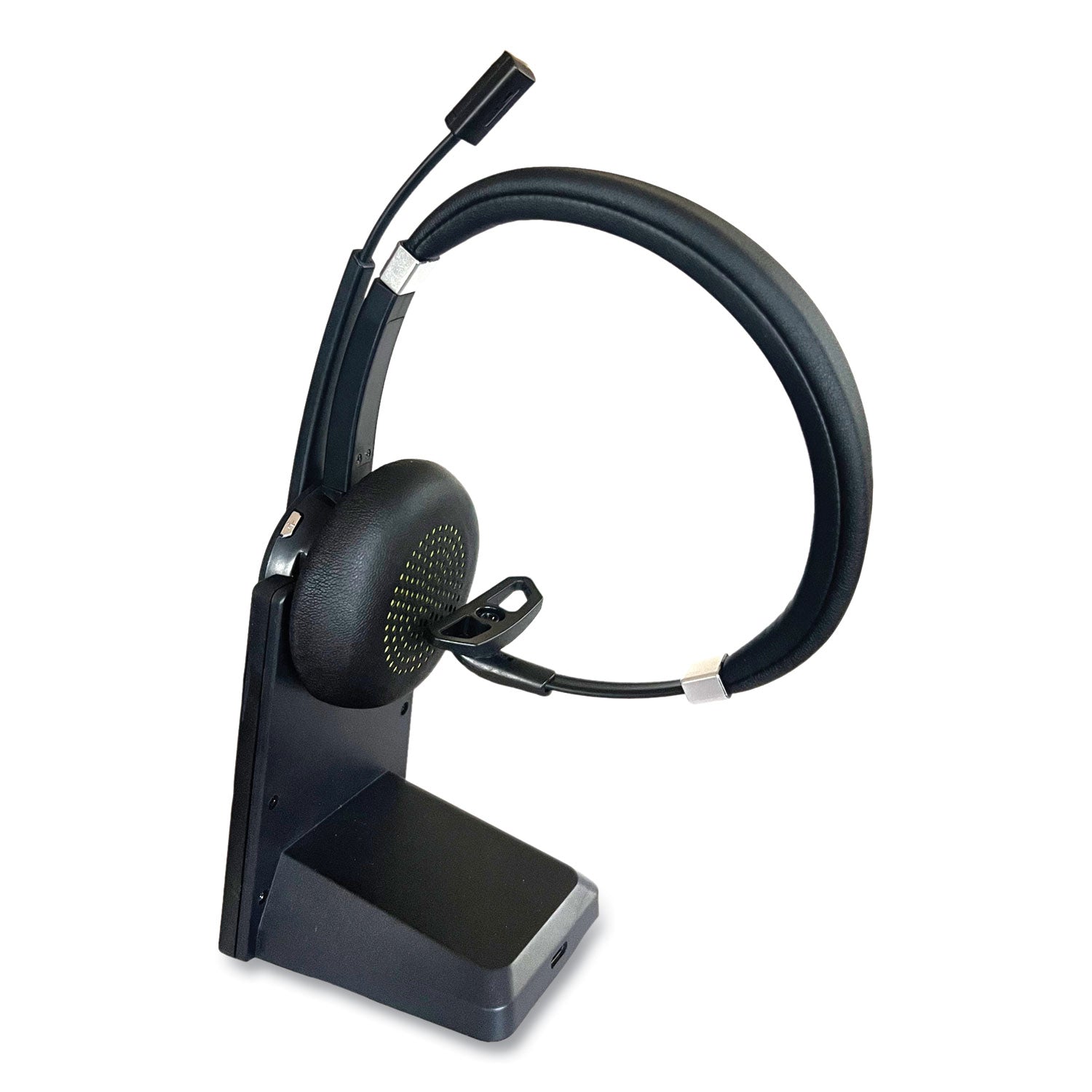 Innovera IVR70002 Monaural Over The Head Bluetooth Headset, Black/Silver