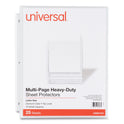 Universal Top-Load Poly Sheet Protectors, Heavy Gauge, Letter Size, Clear, 25/Pack (21137)