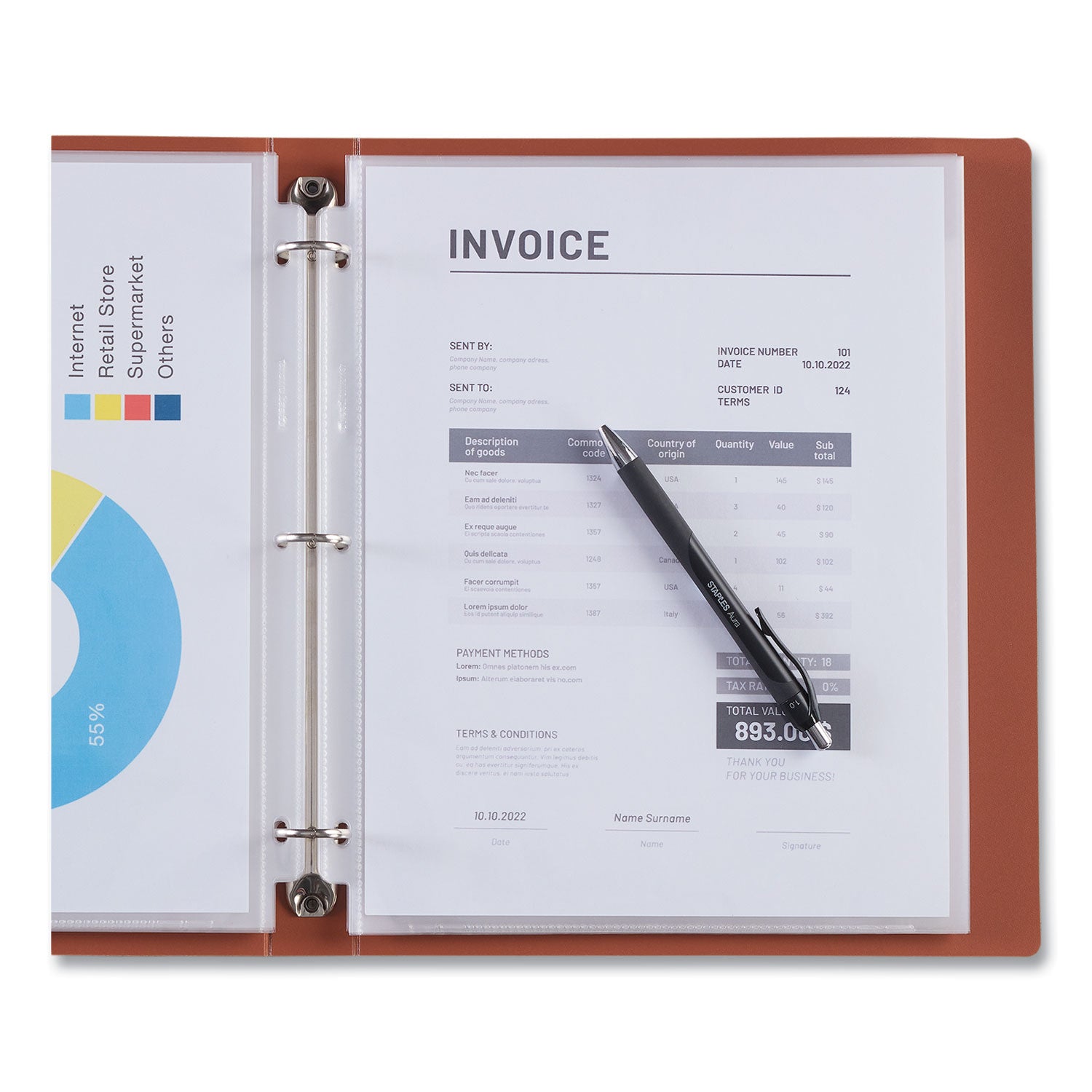 Universal Top-Load Poly Sheet Protectors, Heavy Gauge, Letter Size, Clear, 25/Pack (21137)