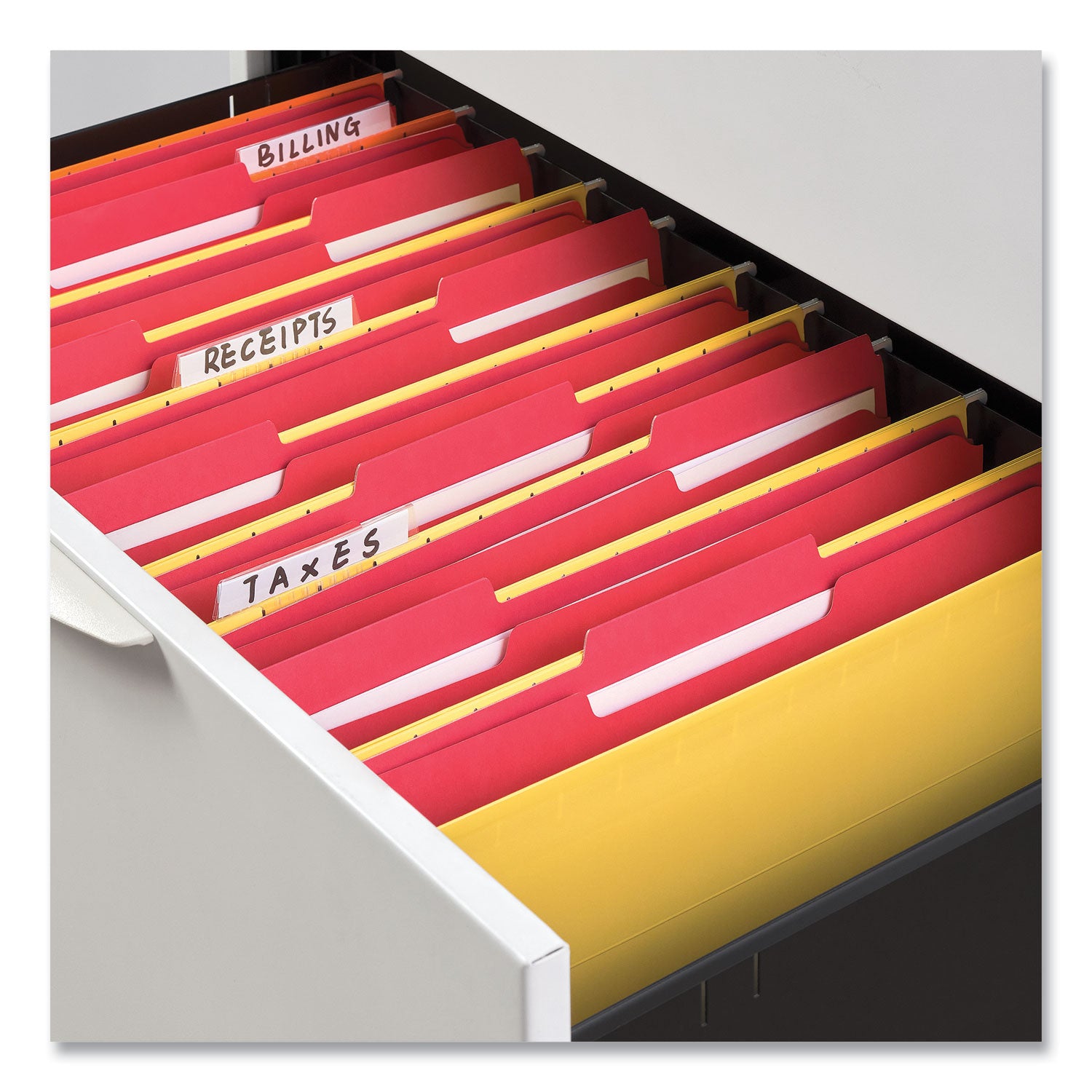 Universal Deluxe Reinforced Top Tab Fastener Folders, 0.75" Expansion, 2 Fasteners, Legal Size, Red Exterior, 50/Box (13527)