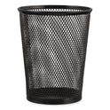Universal Jumbo Steel Mesh Pencil Cup, 4.38" Diameter x 5.38"h, Black (20013)