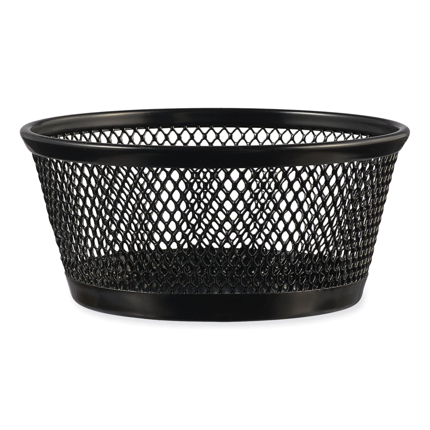 Universal Jumbo Mesh Storage Dish, 4.38" Diameter x 2"h, Black (20014)