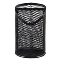 Universal Metal Mesh 3-Compartment Pencil Cup, 4.13" Diameter x 6"h, Black (20019)