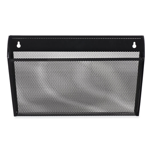 Universal Metal Mesh Wall File, Letter Size, 14" x 3.1" x 8.2", Black (20026)