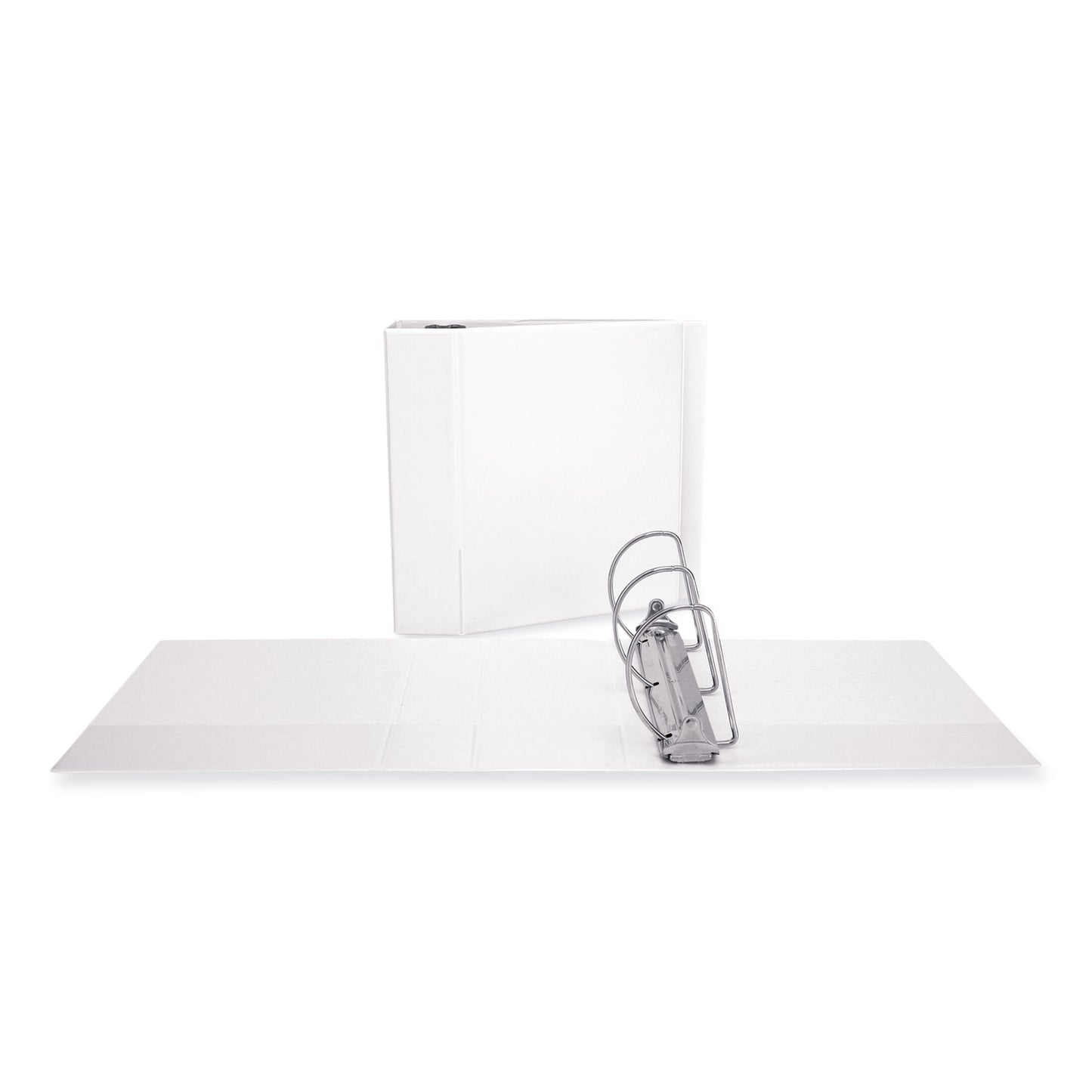 Universal Slant D-Ring View Binder, 3 Rings, 5" Capacity, 11 x 8.5, White (20997)