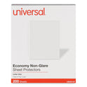 Universal Top-Load Poly Sheet Protectors, Nonglare, Economy, Letter, 200/Box (21127)