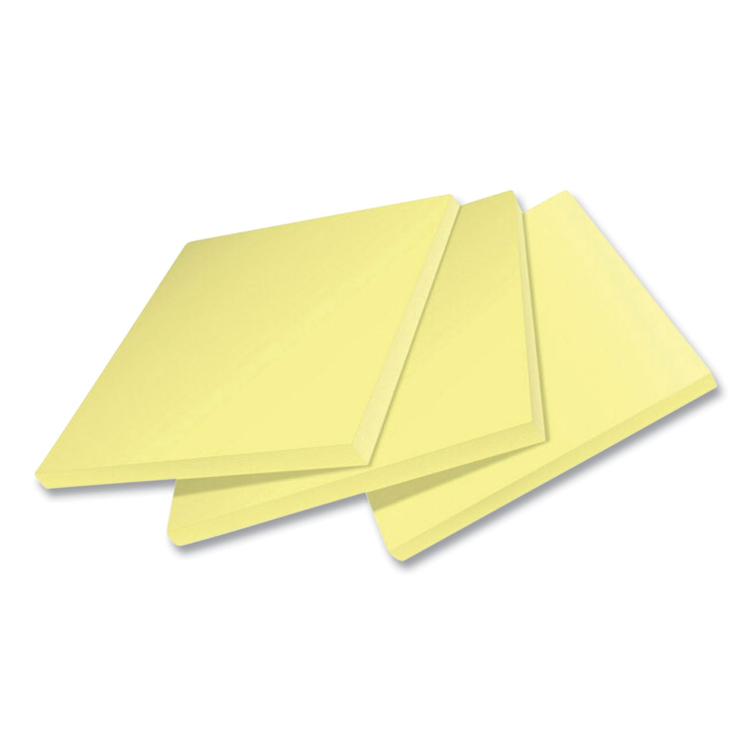 Post-it 100% Recycled Paper Super Sticky Notes, 3" x 3", Canary Yellow, 70 Sheets/Pad, 24 Pads/Pack (654R24SSCYCP)