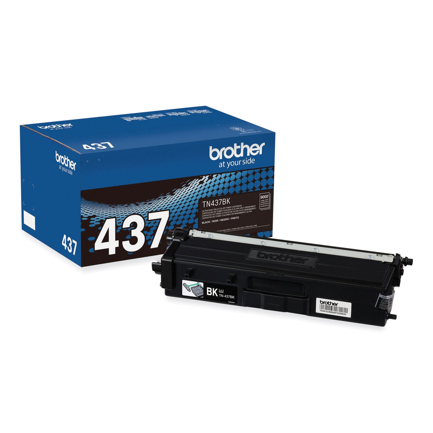 Brother TN437BK Ultra High-Yield Toner, 9,000 Page-Yield, Black