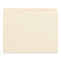 Universal Reinforced Top Tab File Folders, 1/3-Cut Tabs: Assorted, Letter Size, 0.75" Expansion, Manila, 250/Carton (18102)