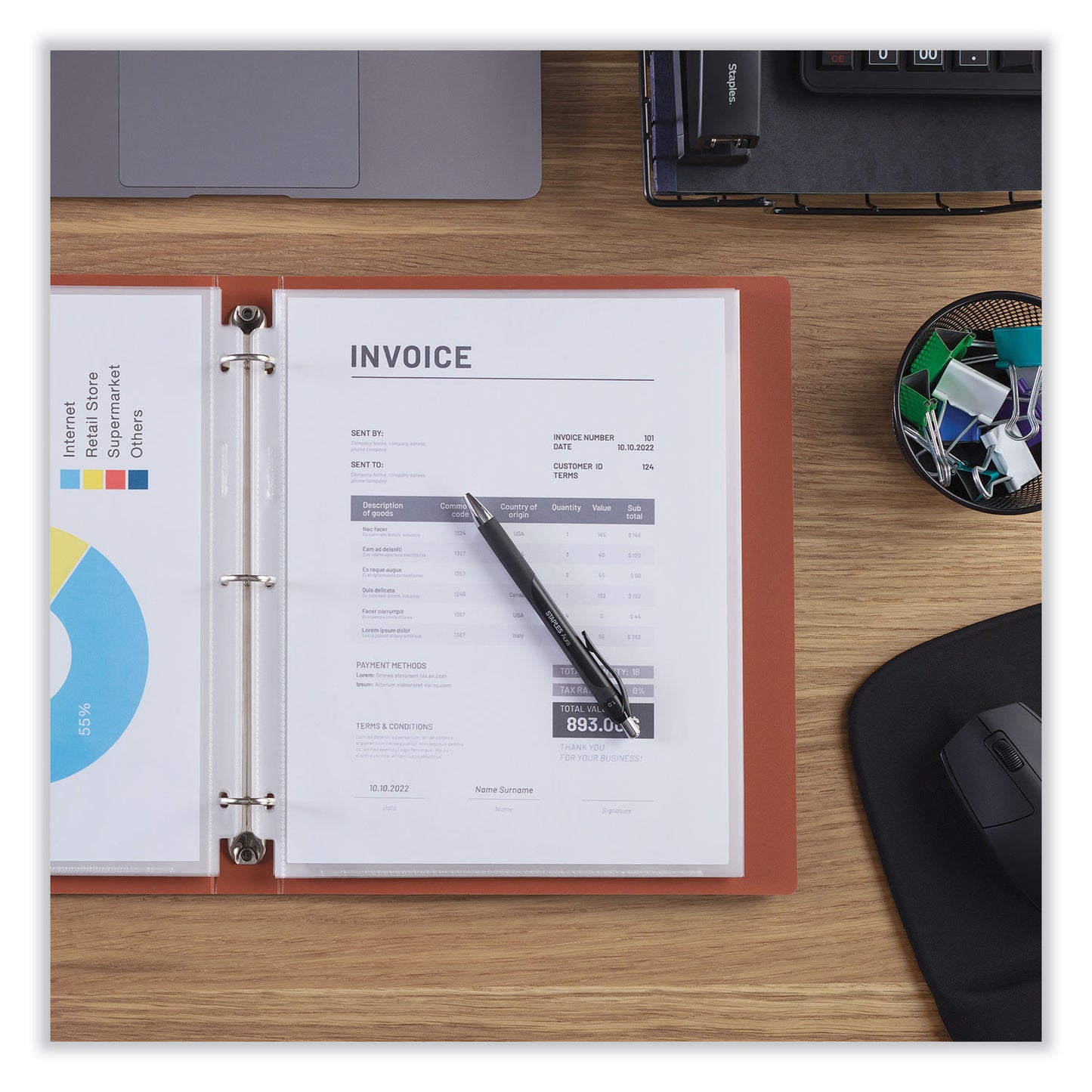 Universal Top-Load Poly Sheet Protectors, Heavy Gauge, Letter Size, Clear, 25/Pack (21137)