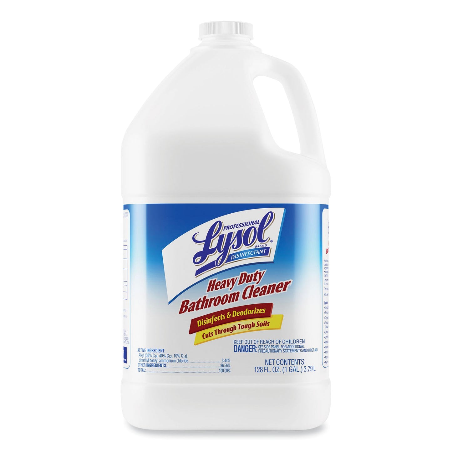 Lysol Disinfectant Heavy-Duty Bathroom Cleaner Concentrate, Lime, 1 gal Bottle (94201EA)