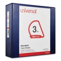 Universal Slant D-Ring View Binder, 3 Rings, 3" Capacity, 11 x 8.5, Navy Blue (20754)