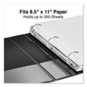 Universal Deluxe Non-View D-Ring Binder with Label Holder, 3 Rings, 1.5" Capacity, 11 x 8.5, Black (20771)