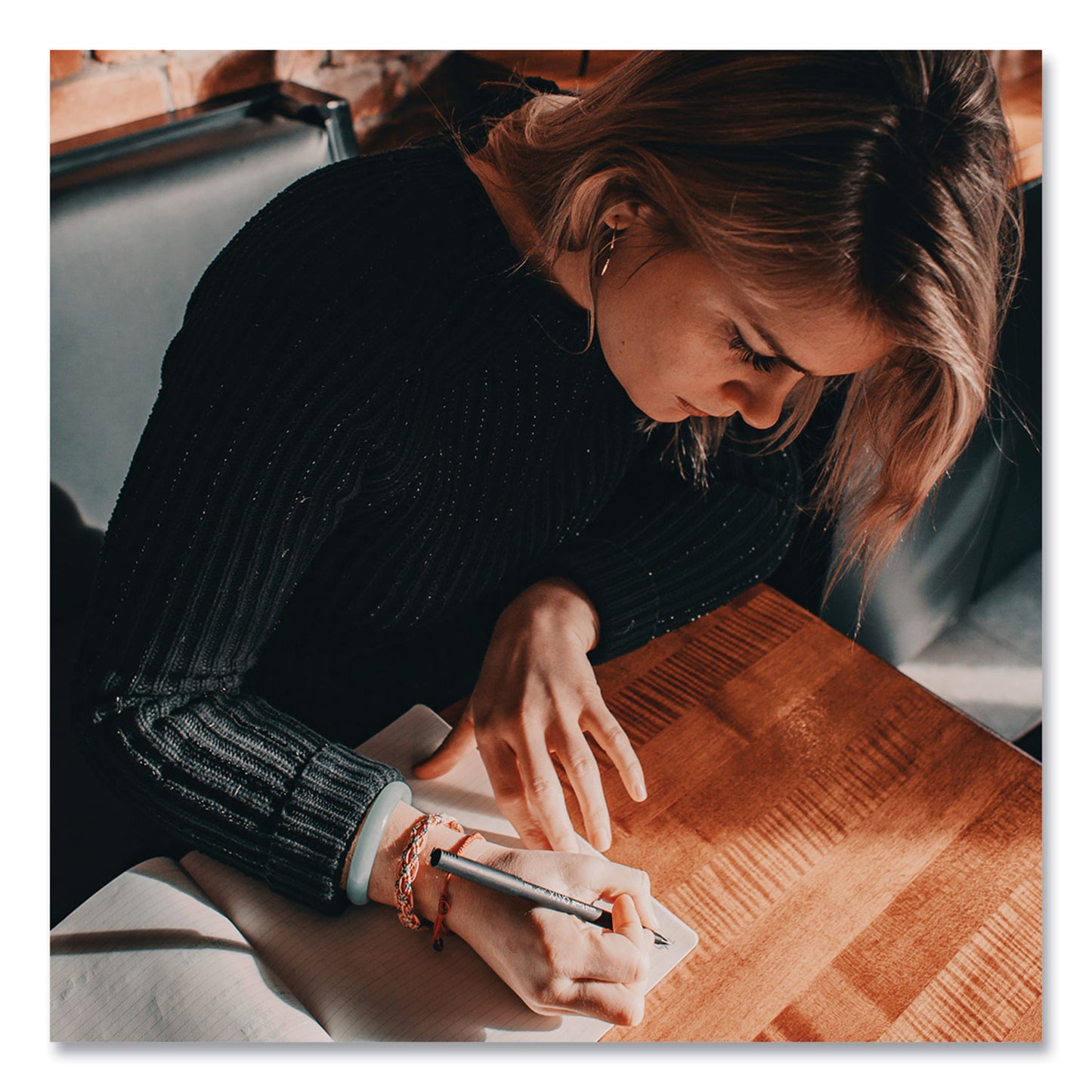 uni-ball ONYX Roller Ball Pen, Stick, Extra-Fine 0.5 mm, Black Ink, Black Barrel, Dozen (60040)