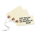 Avery Double Wired Shipping Tags, 11.5 pt Stock, 4.25 x 2.13, Manila, 1,000/Box (12604)