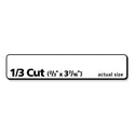 PRES-a-ply Labels, 0.66 x 3.44, White, 30/Sheet, 50 Sheets/Box (30632)