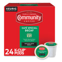 Community Coffee Cafe Special Decaf K-Cup, 24/Box (6408CC)
