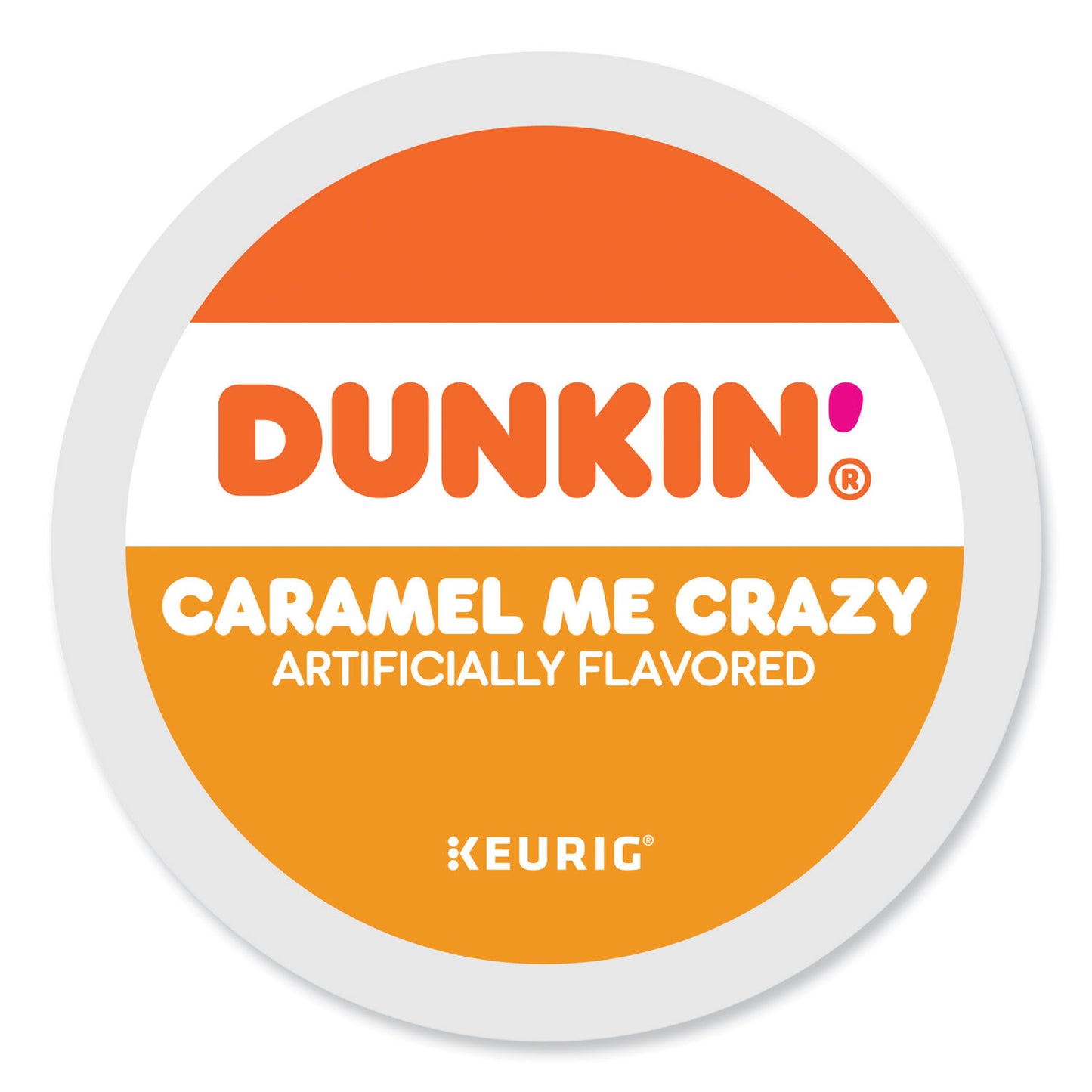 Dunkin Donuts K-Cup Pods, Caramel Me Crazy, 22/Box (1277)