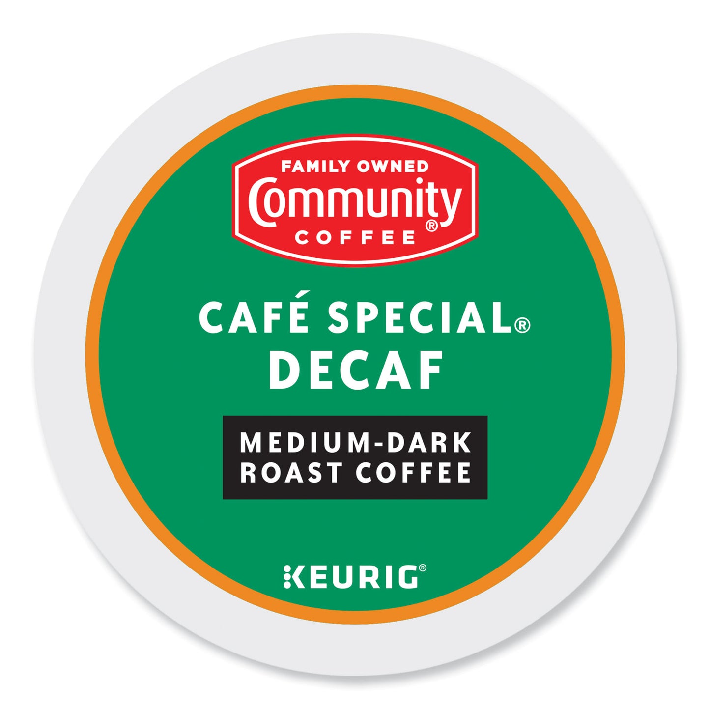 Community Coffee Cafe Special Decaf K-Cup, 24/Box (6408CC)